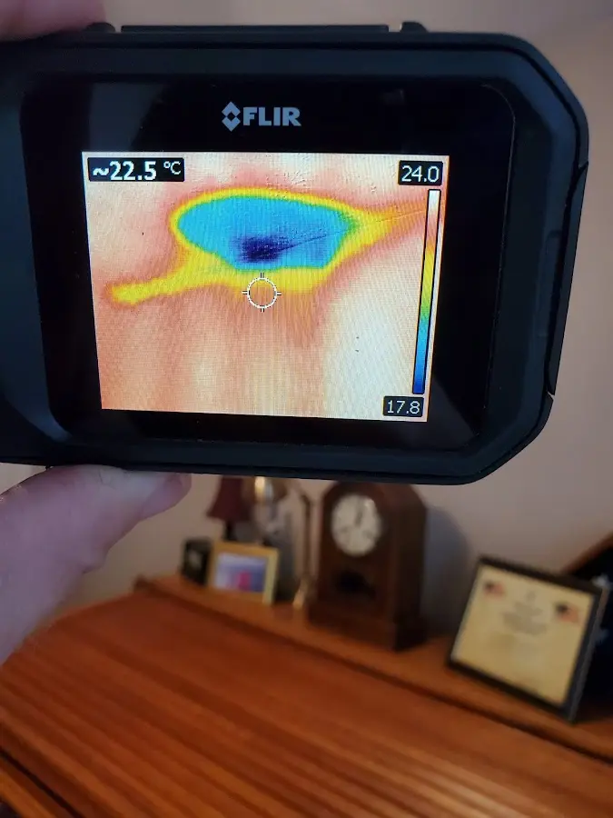 Thermal imaging inspection for water damage in Loves Park